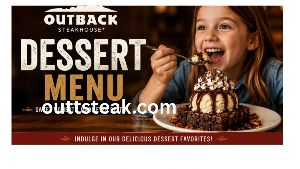 Dessert Menu