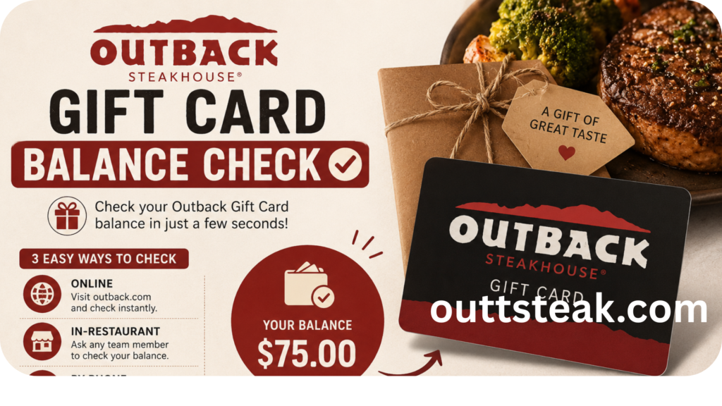 Outback Gift Card Balance 