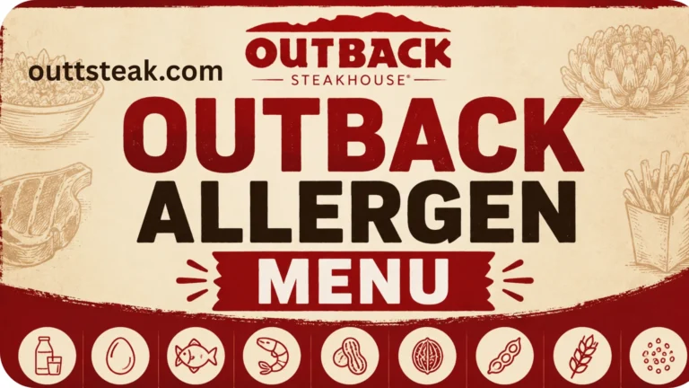 Outback Allergen Menu